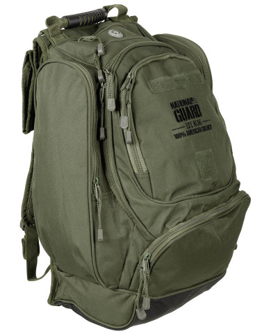 US Backpack,  "NATIONAL GUARD", OD green