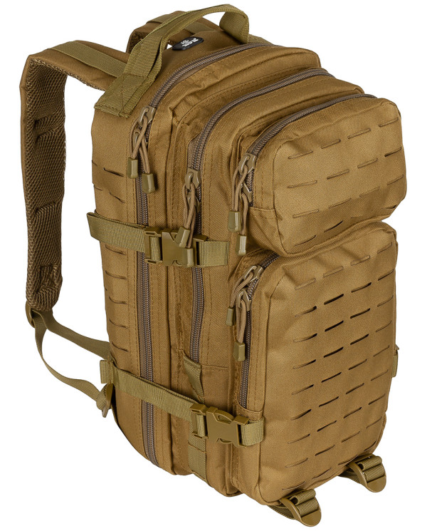 US Backpack, Assault I, "Laser", coyote tan
