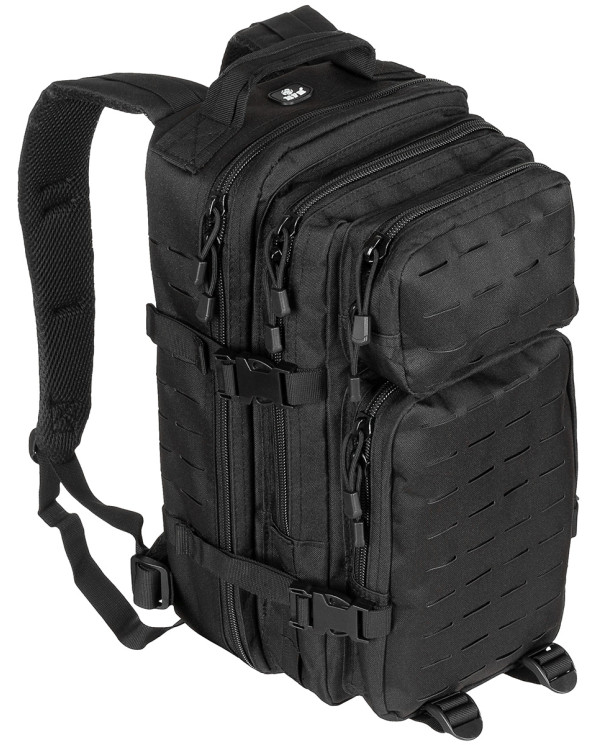 US Backpack, Assault I, "Laser", black