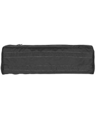 Utility Pouch, black,  "Mission I", hook-and-loop system