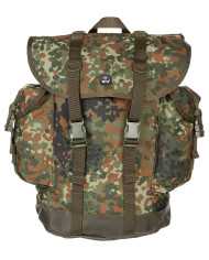 BW Mountain Backpack, new model, flecktarn