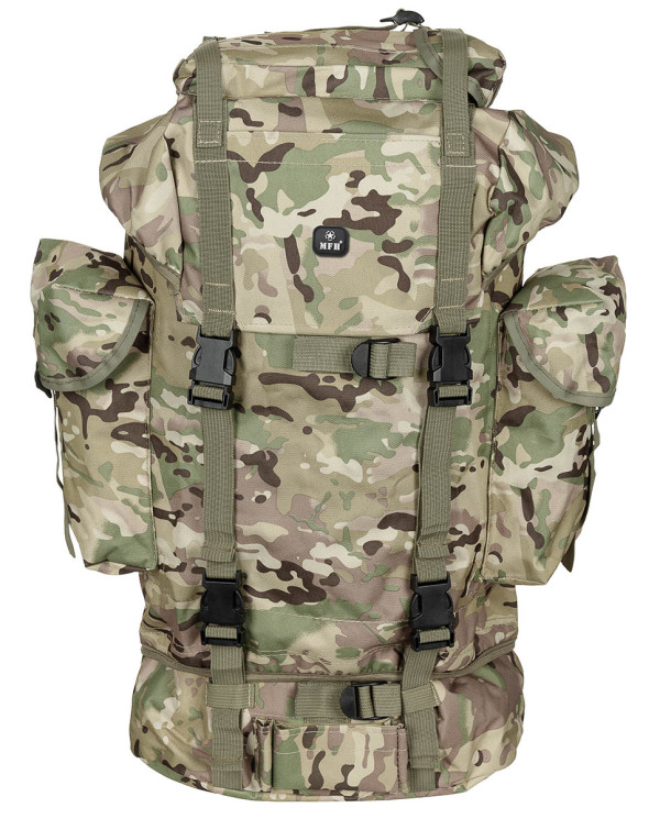 BW Combat Backpack, 65 l,  aluminium rod, op.-camo