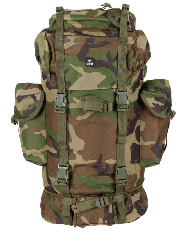 BW Combat Backpack, 65 l,  aluminium rod, woodland