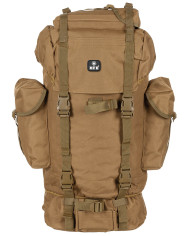 BW Combat Backpack, 65 l,  aluminium rod, coyote tan