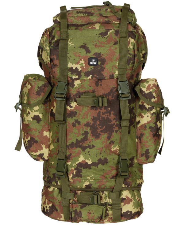 BW Combat Backpack, 65 l,  aluminium rod, vegetato
