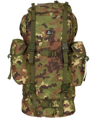 BW Combat Backpack, 65 l,  aluminium rod, vegetato