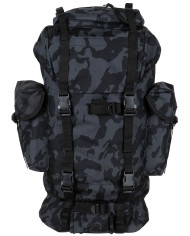BW Combat Backpack, 65 l,  aluminium rod, night-camo