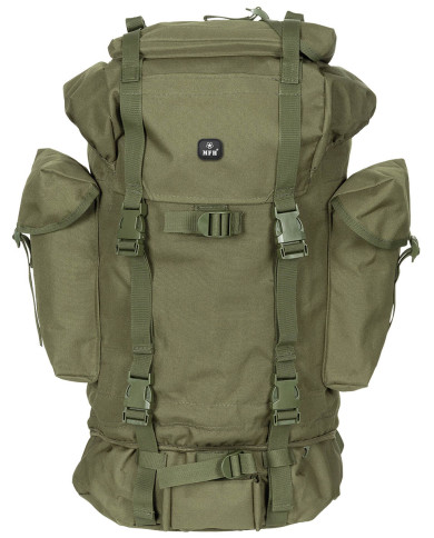 BW Combat Backpack, 65 l,  aluminium rod, OD green
