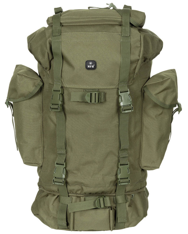 BW Combat Backpack, 65 l,  aluminium rod, OD green