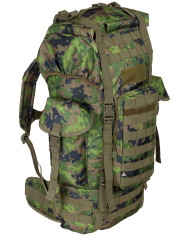 BW Combat Backpack, "MOLLE", 65 l, aluminium rod, M05 camo