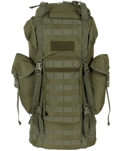 BW Combat Backpack, "MOLLE", 65 l, aluminium rod, OD green