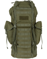BW Combat Backpack, "MOLLE", 65 l, aluminium rod, OD green