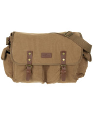Handbag, Canvas, "PT",  brown