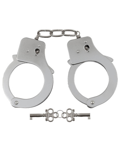 Handcuffs, 2 keys,  chrome