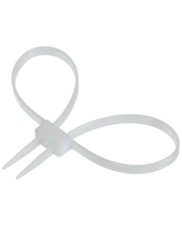Plastic Handcuffs, 10 pcs/pack, 70 x 1.2 cm, white
