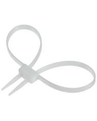 Plastic Handcuffs, 10 pcs/pack, 70 x 1.2 cm, white