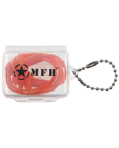 Earplugs, orange, with case