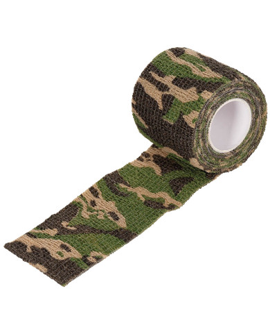 Camo Tape, self-adhesive, ca. 5 cm x 4.5 m, woodland