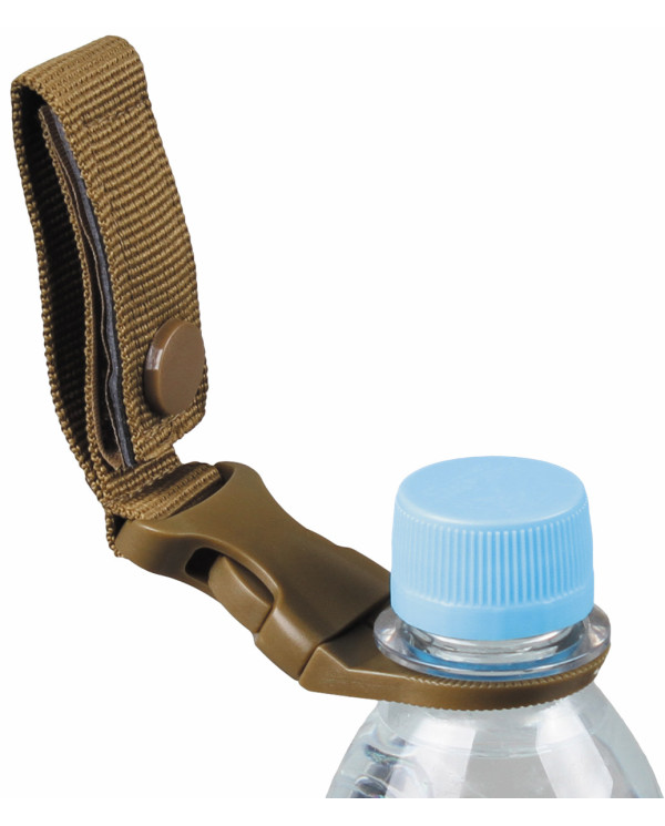 Bottle Holder, coyote tan, for belt and "MOLLE"-System