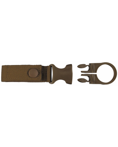Bottle Holder, coyote tan, for belt and "MOLLE"-System