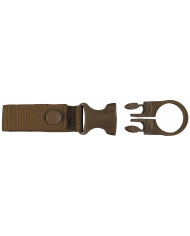 Bottle Holder, coyote tan, for belt and "MOLLE"-System