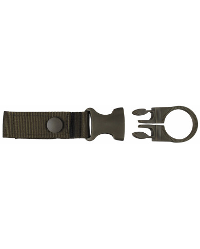 Bottle Holder, OD green, for belt and "MOLLE"-System