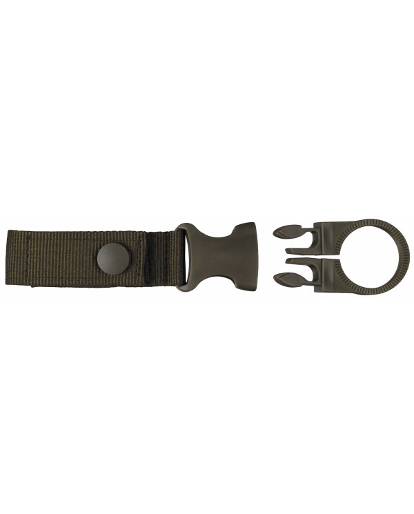 Bottle Holder, OD green, for belt and "MOLLE"-System
