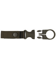 Bottle Holder, OD green, for belt and "MOLLE"-System