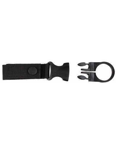 Bottle Holder, black, for belt and "MOLLE"-System