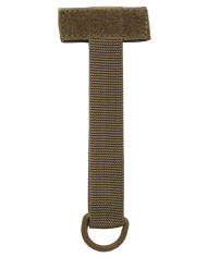 Keychain, "MOLLE" Adapter, coyote tan
