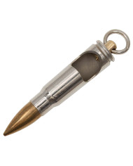 Keychain Cartridge, "AK-47", silver, with bottle opener