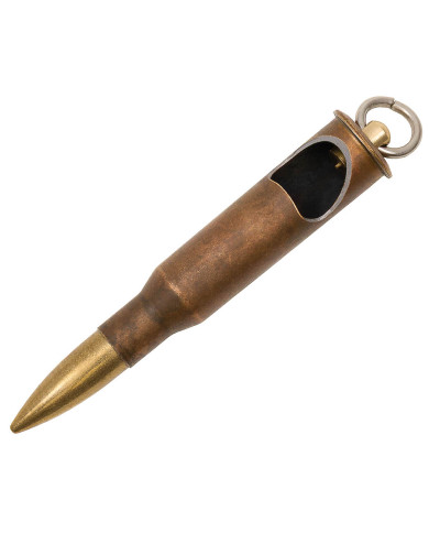Keychain Cartridge, "Mosin", Brass, with bottle opener