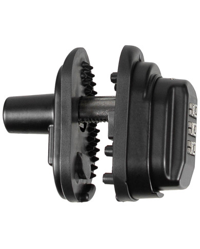 Gun Lock, black, with combination lock