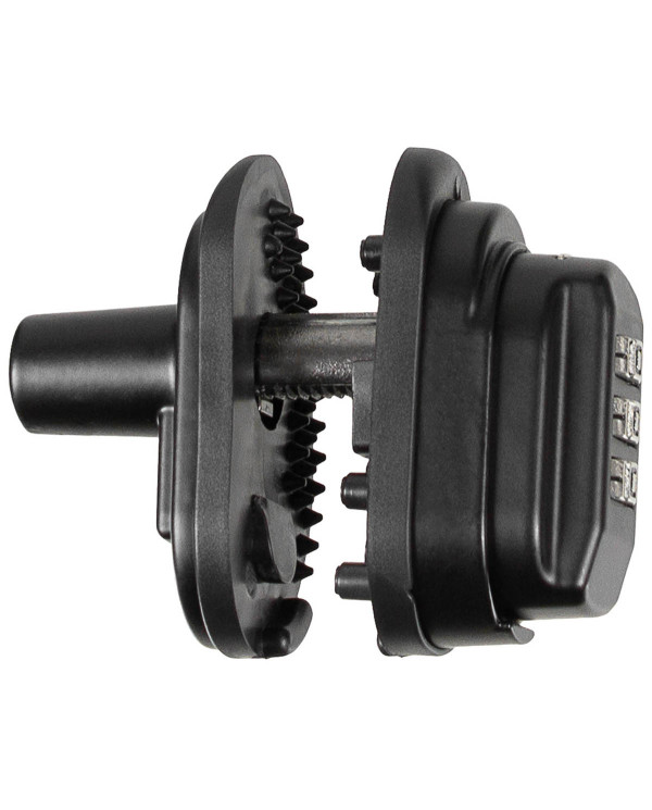 Gun Lock, black, with combination lock