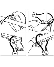 Steel Cable Lock, with 2 keys