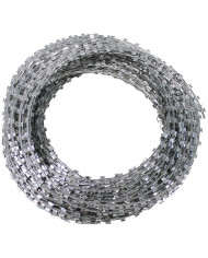 Barbed Wire, Galvanized Metal,  ca. 50 m, diameter 30 cm