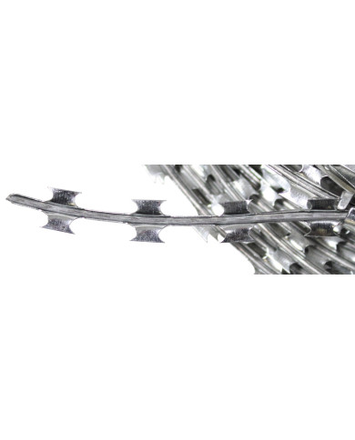 Barbed Wire, Galvanized Metal,  ca. 50 m, diameter 30 cm