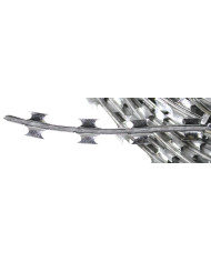 Barbed Wire, Galvanized Metal,  ca. 50 m, diameter 30 cm