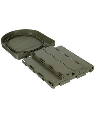 Camping Toilet, foldable, OD green