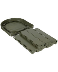 Camping Toilet, foldable, OD green