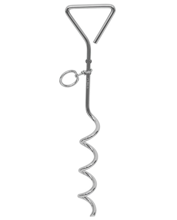 Spiral Tent Peg, Metal, 40 cm