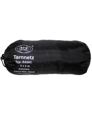 Camo Net, 2 x 3 m, "Basic", black