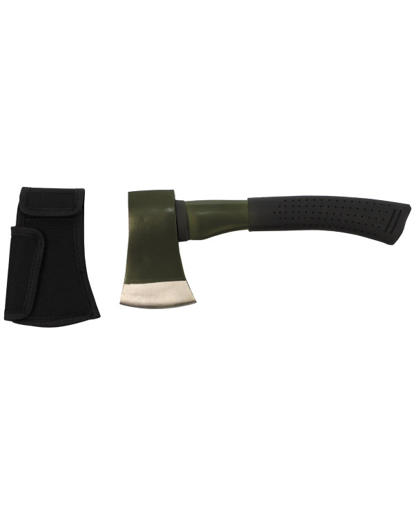 Axe, "Deluxe", small, fibreglass handle, OD green