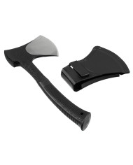 Camping Hatchet, Cast Steel, with rubber handle