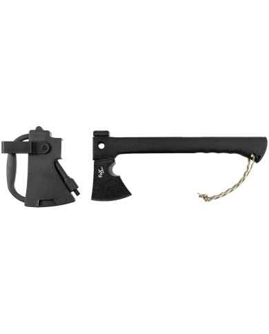 Axe, "Survival", nylon handle, black, sheath