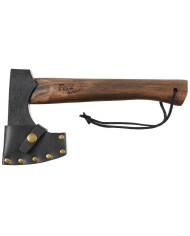 Axe, "Viking", wooden handle, leather sheath