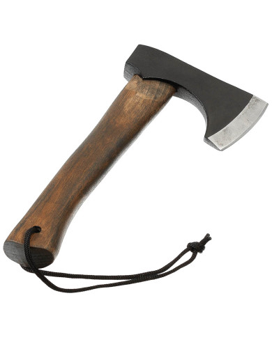 Axe, "Viking", wooden handle, leather sheath