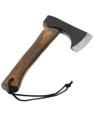 Axe, "Viking", wooden handle, leather sheath
