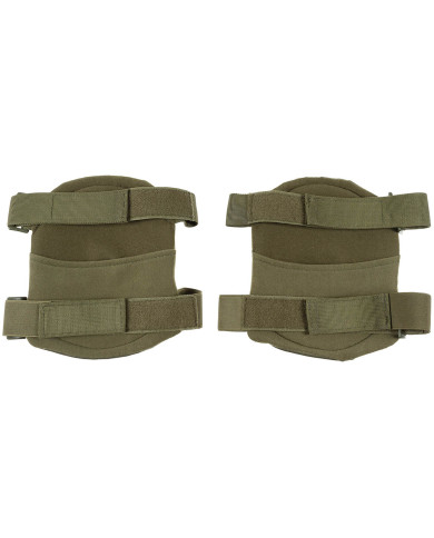 Knee Pads, OD green, plastic protectors
