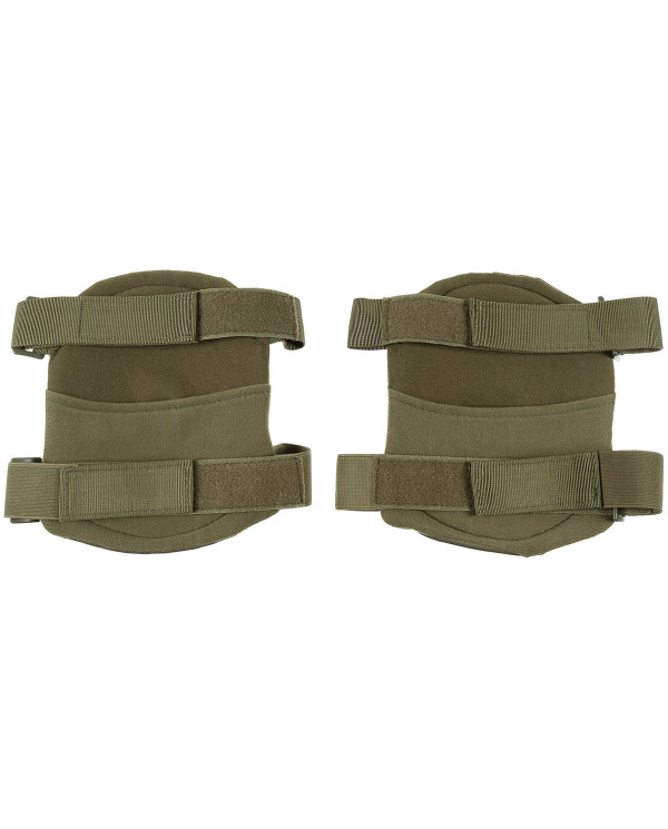 Knee Pads, OD green, plastic protectors